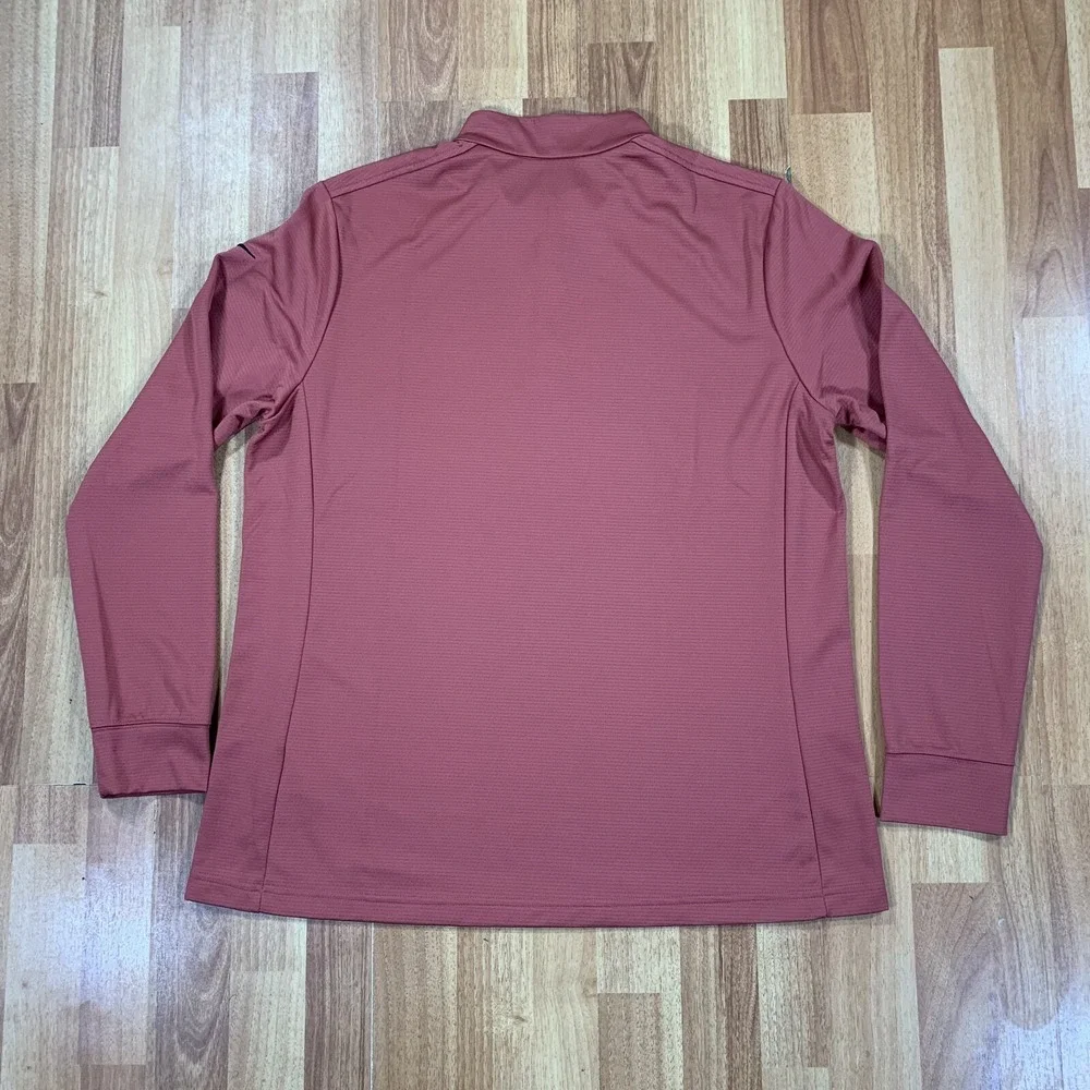 Nike Pullover Womens Extra Large Burgundy 1/4 Zip Casual Golf